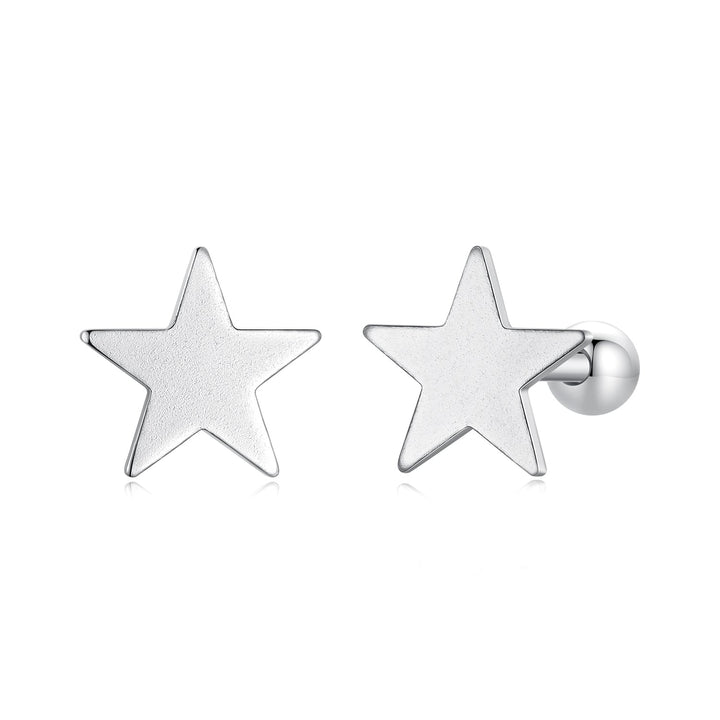 925 Sterling Silver Earrings 0.7cm