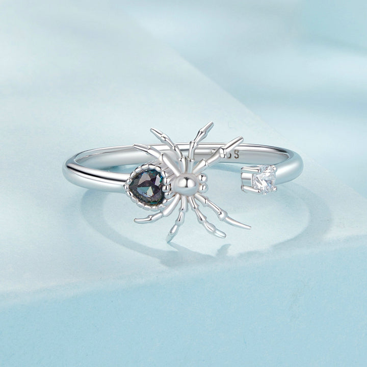 925 Sterling Silver White Gold Plated Ring with Pavé Setting CZ for Women
