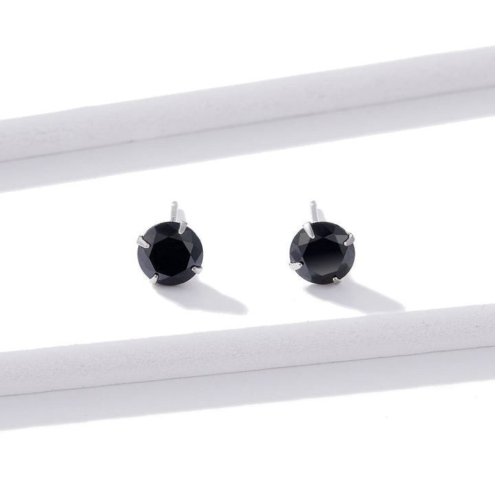 925 Sterling Silver Earrings with Pavé Setting CZ