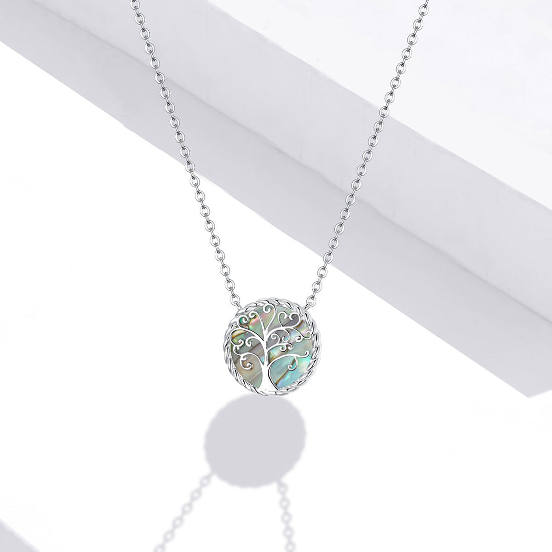 925 Sterling Silver Adjustable Mica Necklace for Women