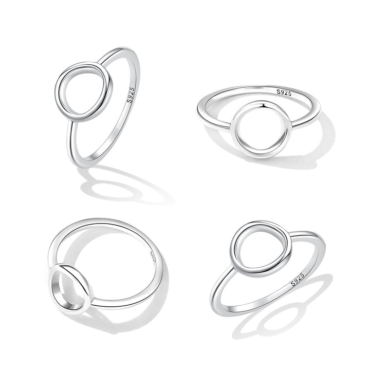925 Sterling Silver Oxidized Ring Size 6.0 for Women