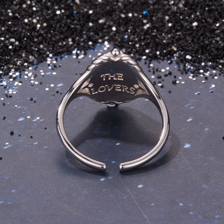 925 Sterling Silver Pendant 0.15cm Enamel CZ Ring for Women