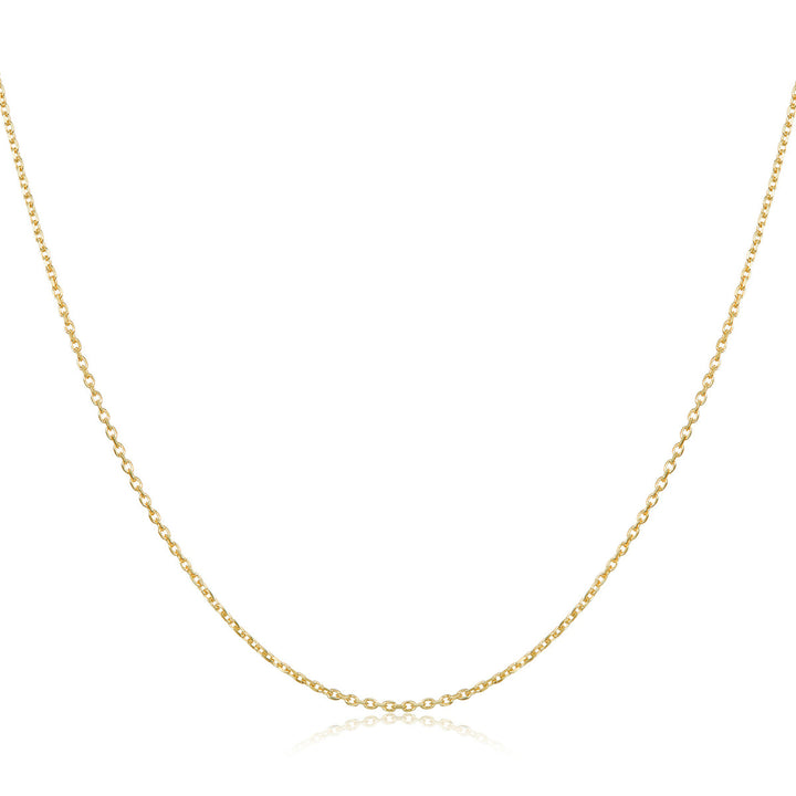 925 Sterling Silver Gold Plated 40cm Necklace for Women