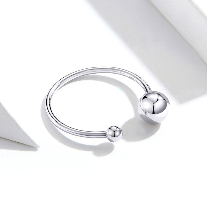 S925 Sterling Silver Plated Platinum Ring