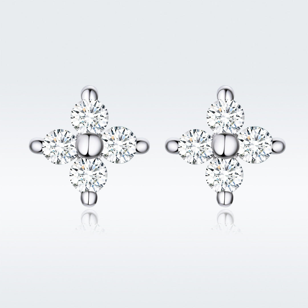 925 Sterling Silver CZ Earrings for Women