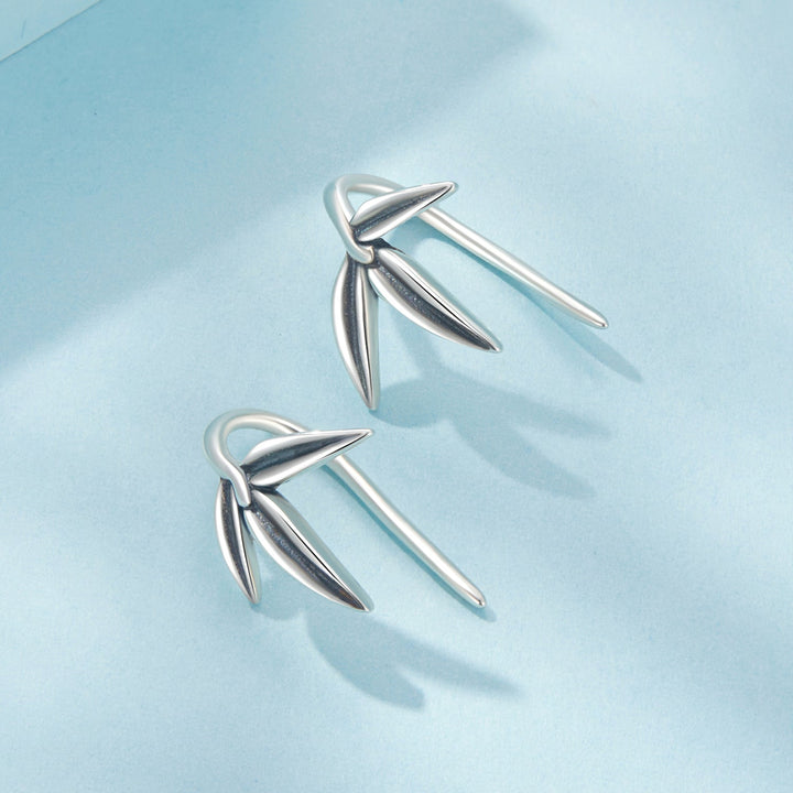 925 Sterling Silver Oxidized Silver Earrings for Women
