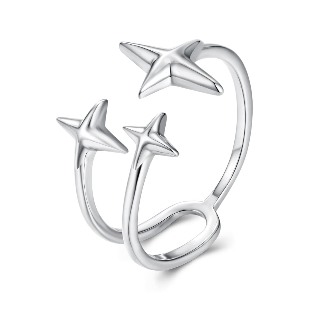 925 Sterling Silver Oxidized Silver Ring for Women