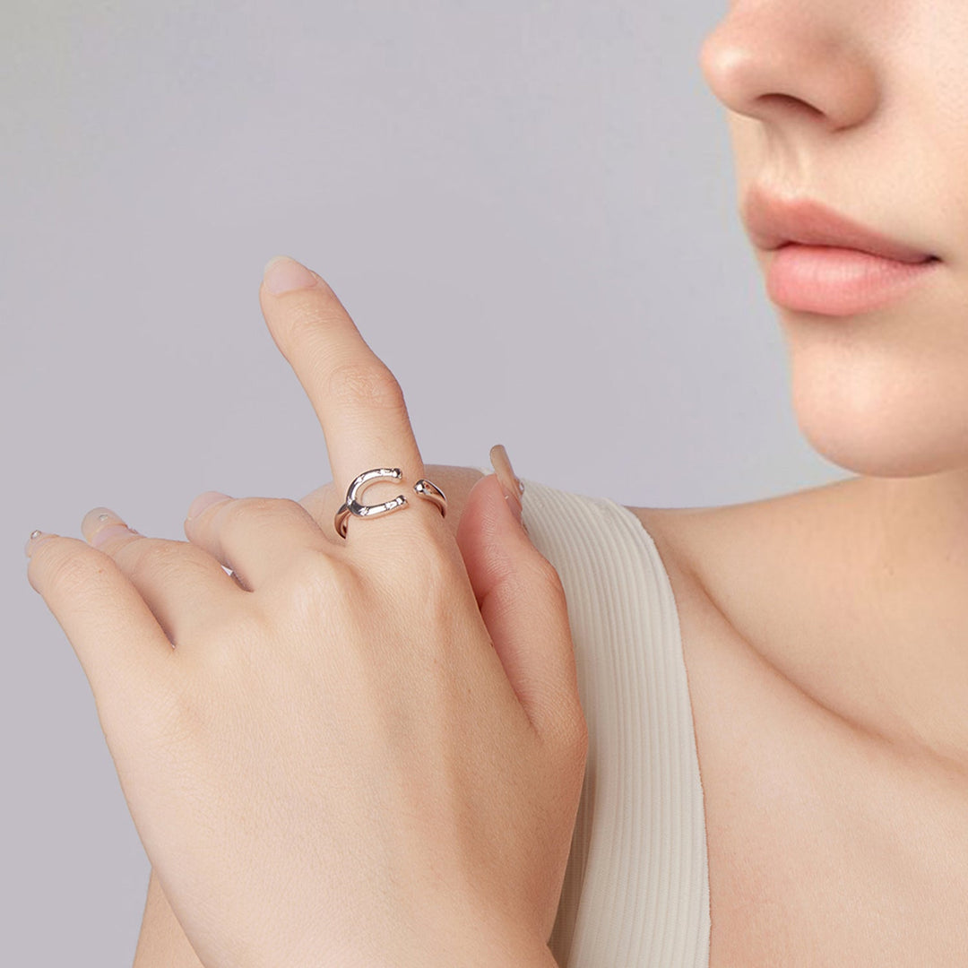 925 Sterling Silver &amp; White Gold Plated Pavé CZ Ring