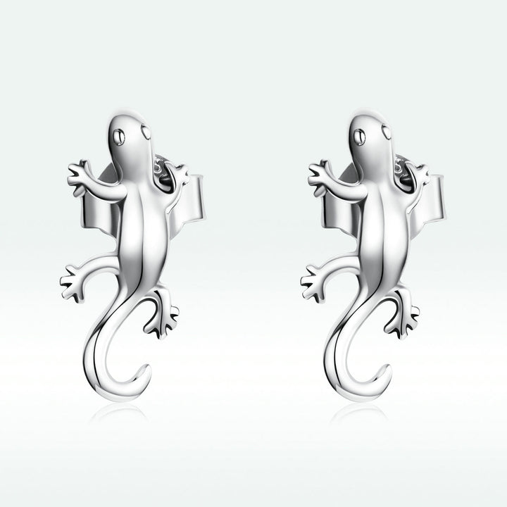 925 Sterling Silver Earrings 1.3*0.6cm for Women