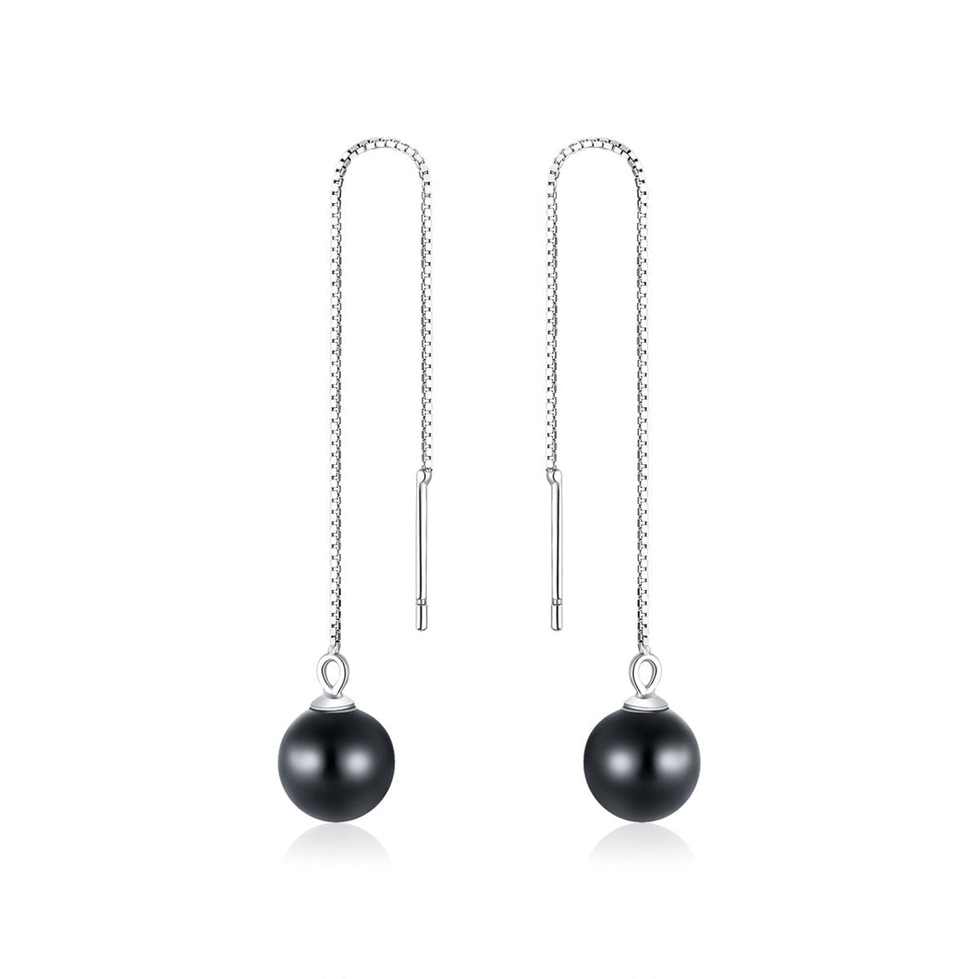 925 Sterling Silver Earrings with Quality Shell Pearl for Women