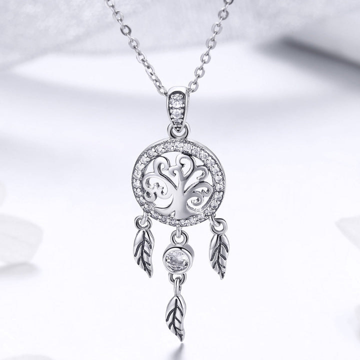 925 Sterling Silver Necklace 36-45cm with Pendant for Women
