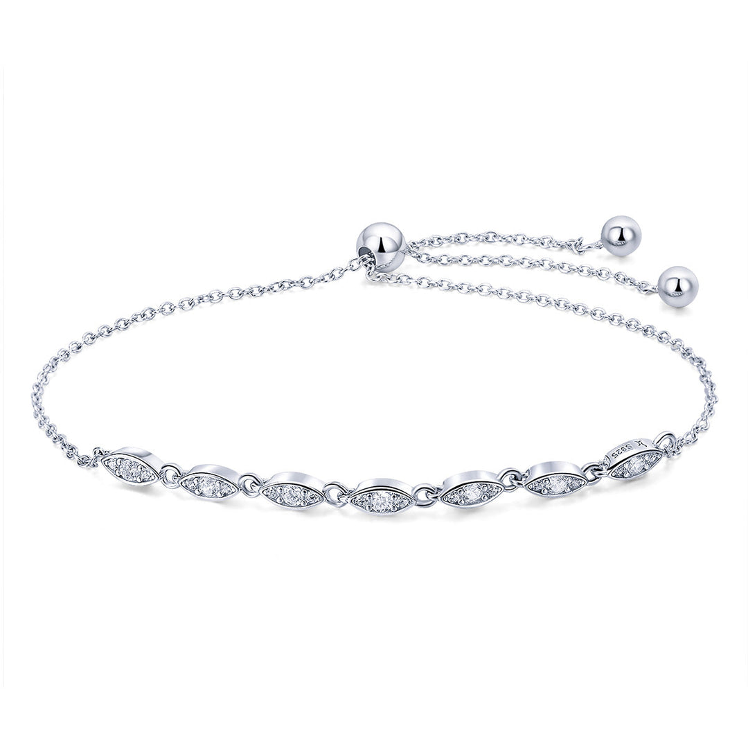 925 Sterling Silver Bracelet 22cm for Women