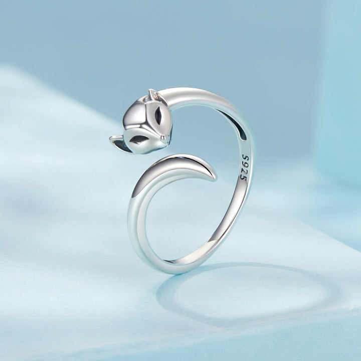 925 Sterling Silver Oxidized Silver 0.18cm Ring