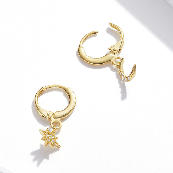 925 Sterling Silver Earrings with Pavé Setting CZ for Women