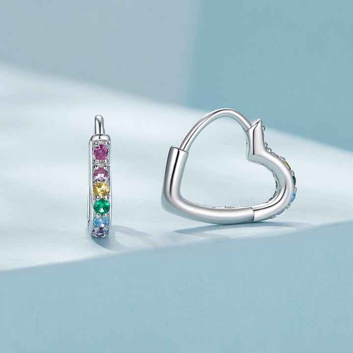 925 Sterling Silver Earrings with Pavé Setting CZ for Women
