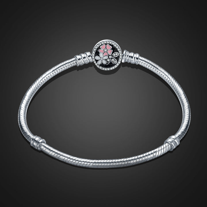 925 Sterling Silver Bracelet 18CM for Women