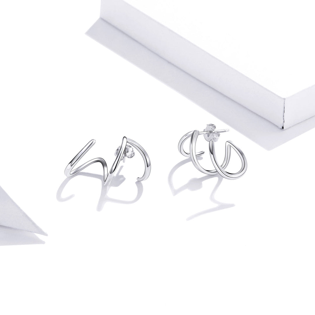 925 Sterling Silver Oxidized Earrings for Women