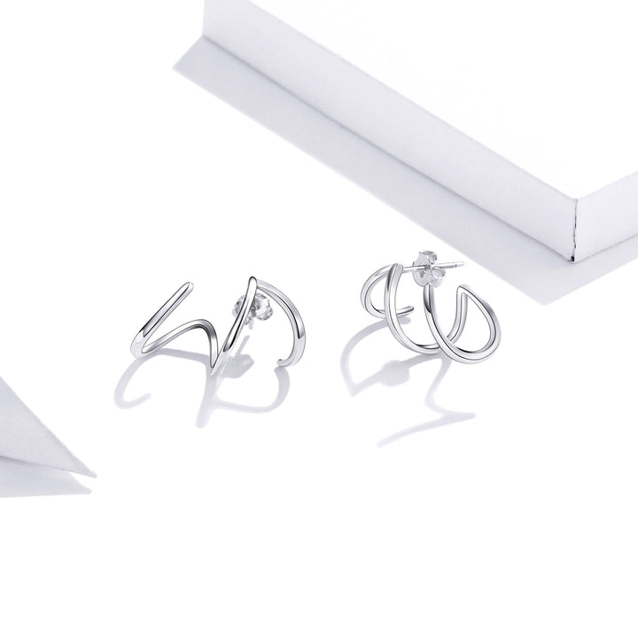 925 Sterling Silver Oxidized Earrings for Women