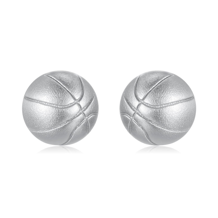 925 Sterling Silver Plated White Gold Earrings
