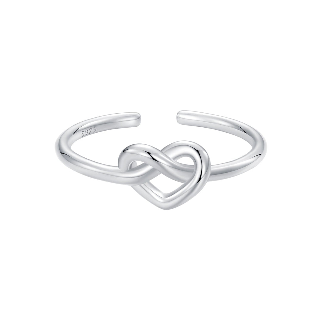 925 Sterling Silver &amp; Plated White Gold 1.6mm Ring for Women