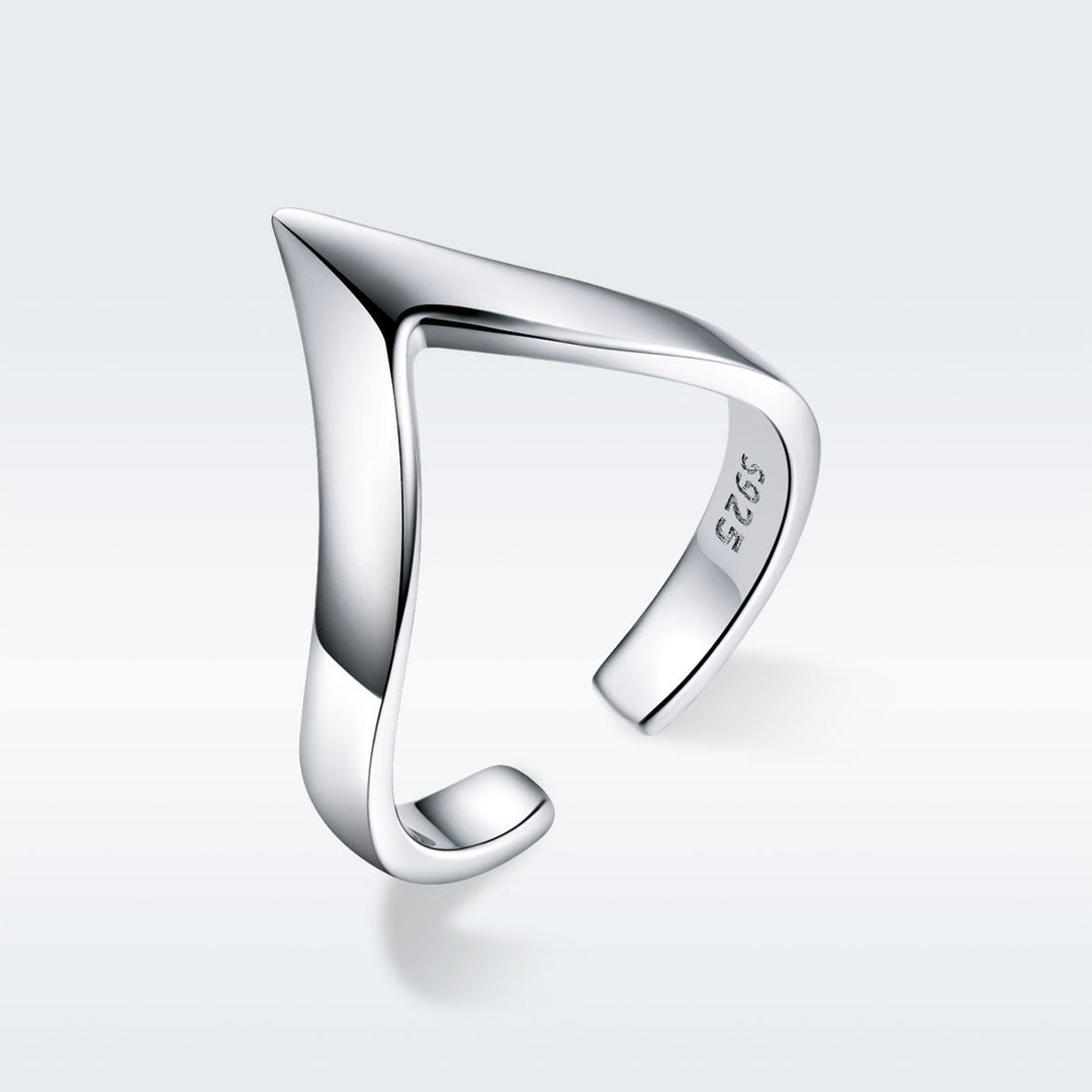 925 Sterling Silver Ring with Platinum Plating - 0.3cm Width - Unisex