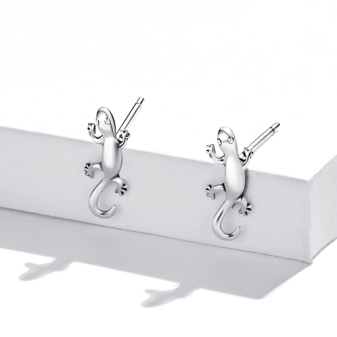 925 Sterling Silver Earrings 1.3*0.6cm for Women