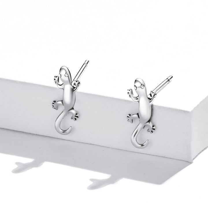 925 Sterling Silver Earrings 1.3*0.6cm for Women