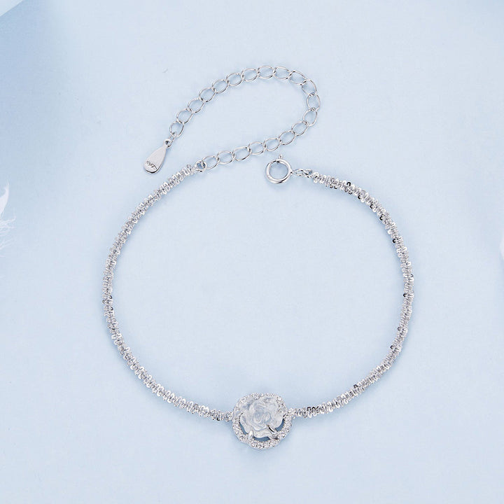 925 Sterling Silver Bracelet 150mm with CZ and Resin