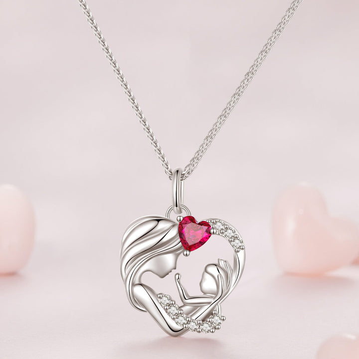 925 Sterling Silver Necklace with Pavé Setting CZ, 25x19mm Pendant, 400mm-450mm Length for Women