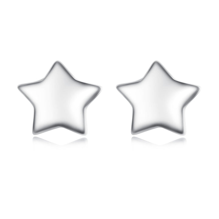 S925 Sterling Silver Earrings with Plated Platinum Finish for Women