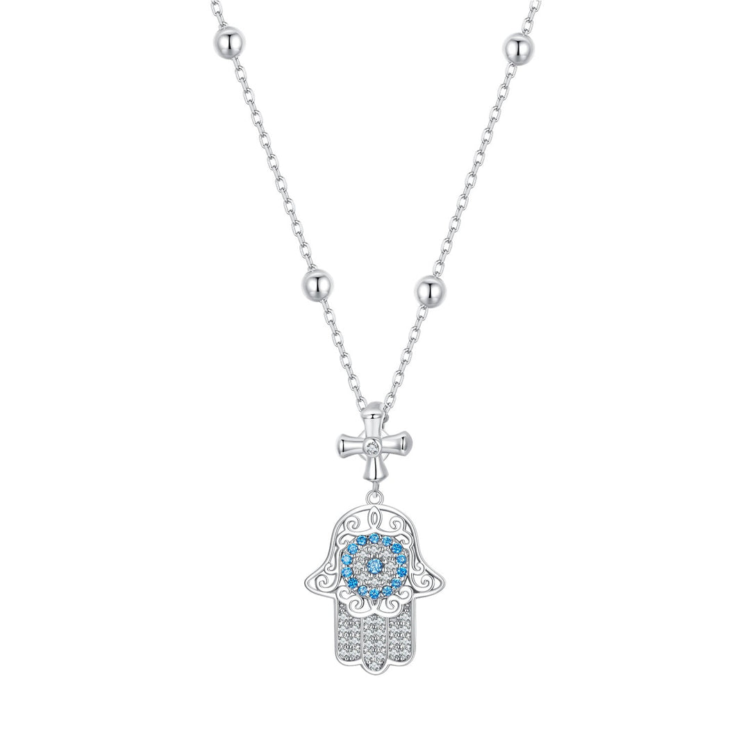 925 Sterling Silver Necklace with Pavé Setting CZ - 400mm Length