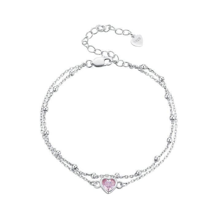 S925 Sterling Silver Pavé CZ Plated Bracelet for Women