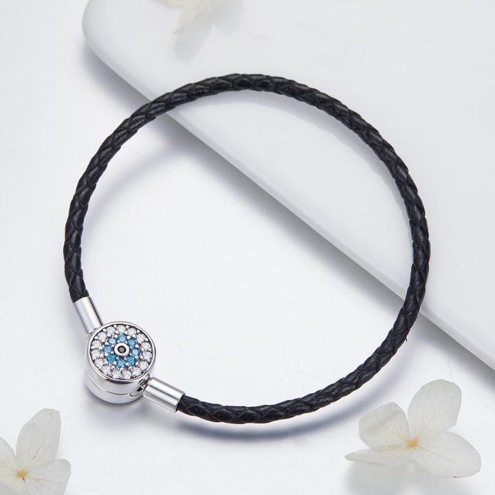 925 Sterling Silver Nan Style Bracelet Size 17.0