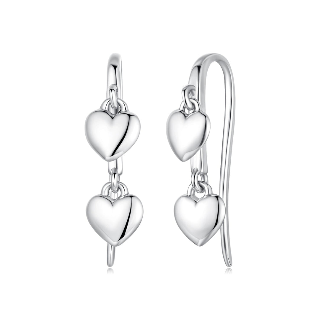 925 Sterling Silver Earrings 1.8*0.5cm for Women