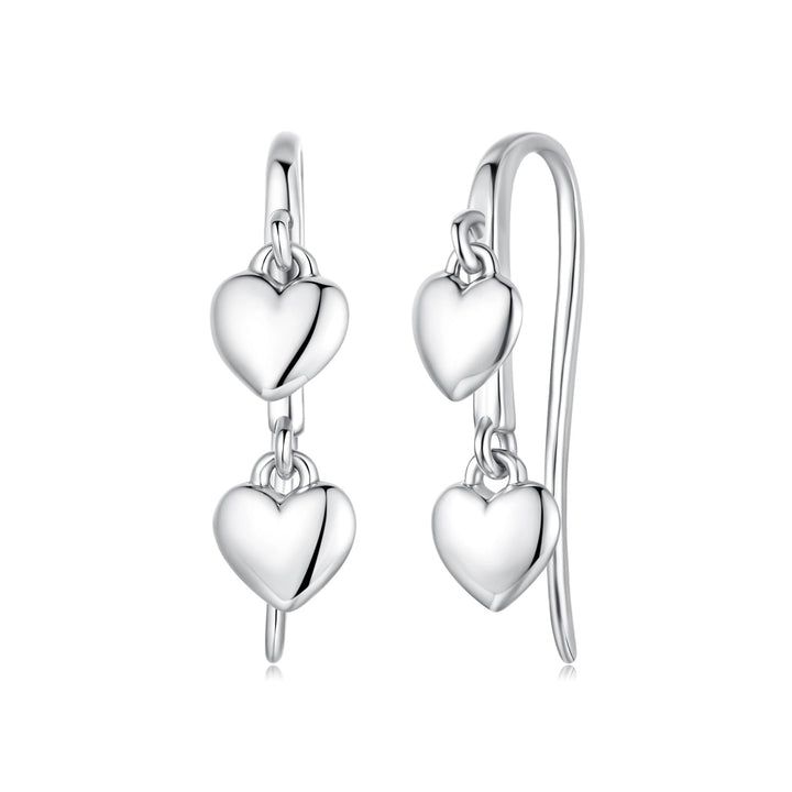 925 Sterling Silver Earrings 1.8*0.5cm for Women