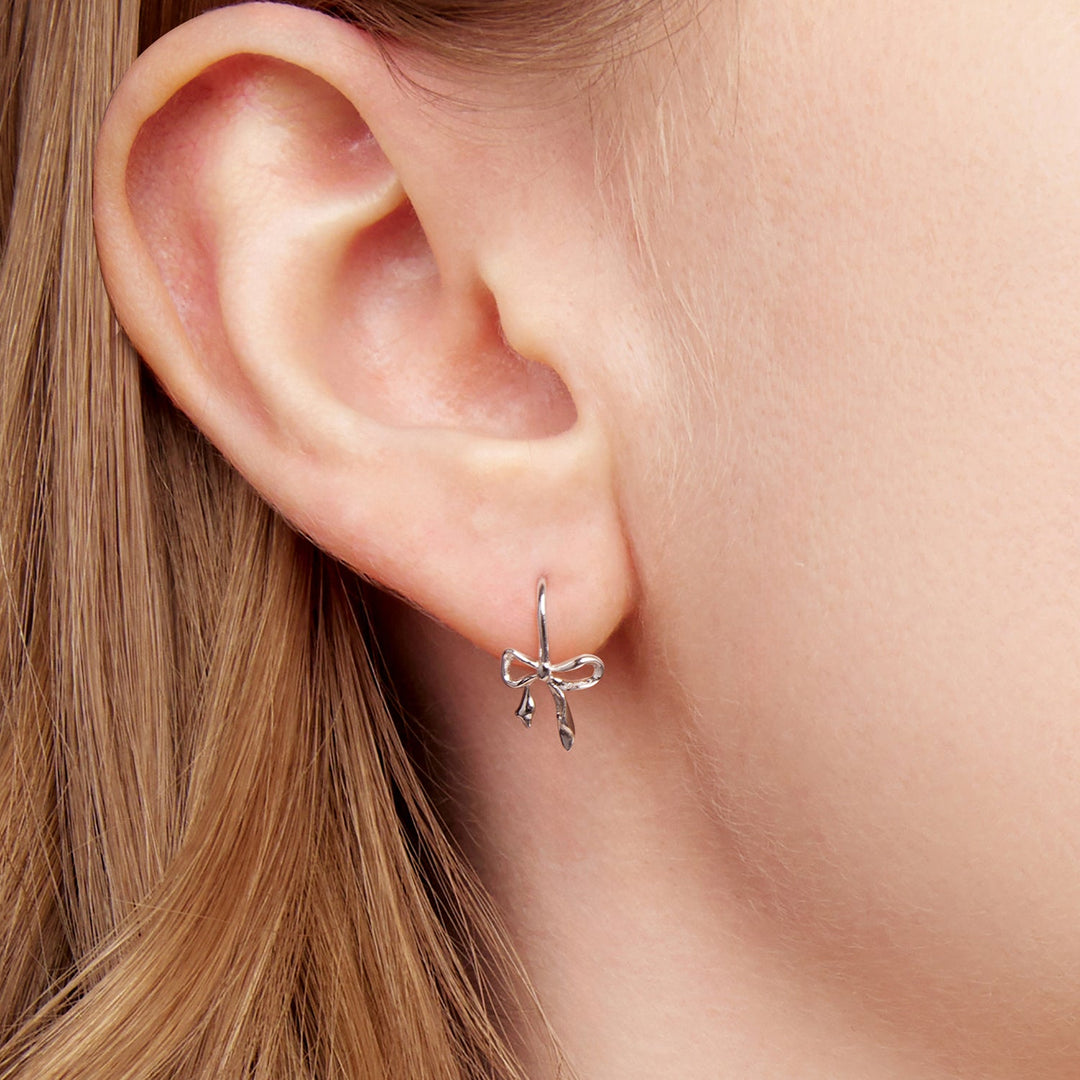 925 Sterling Silver Earrings 1.8cm x 1.0cm for Women