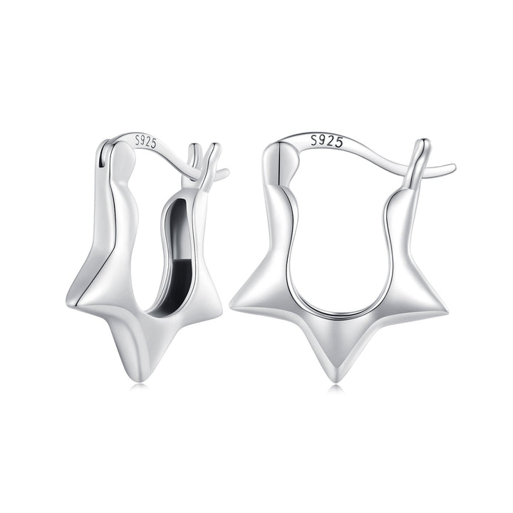 S925 Sterling Silver Earrings for Women - Oxidized Silver, 17x4mm