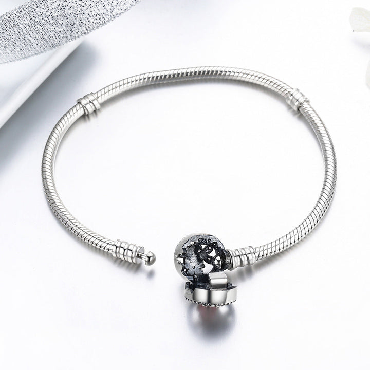 925 Sterling Silver Bracelet 18CM for Women