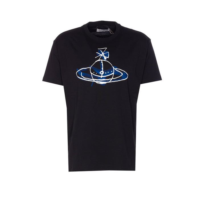 Vivienne Westwood Men Drawn Orb Logo Classic T-Shirt