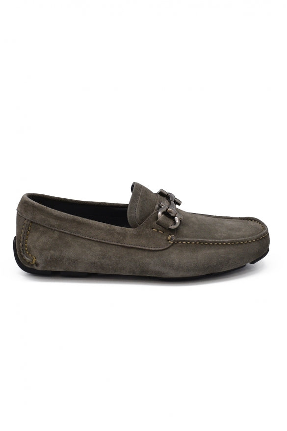 Salvatore Ferragamo Men Driver Gancini Loafers