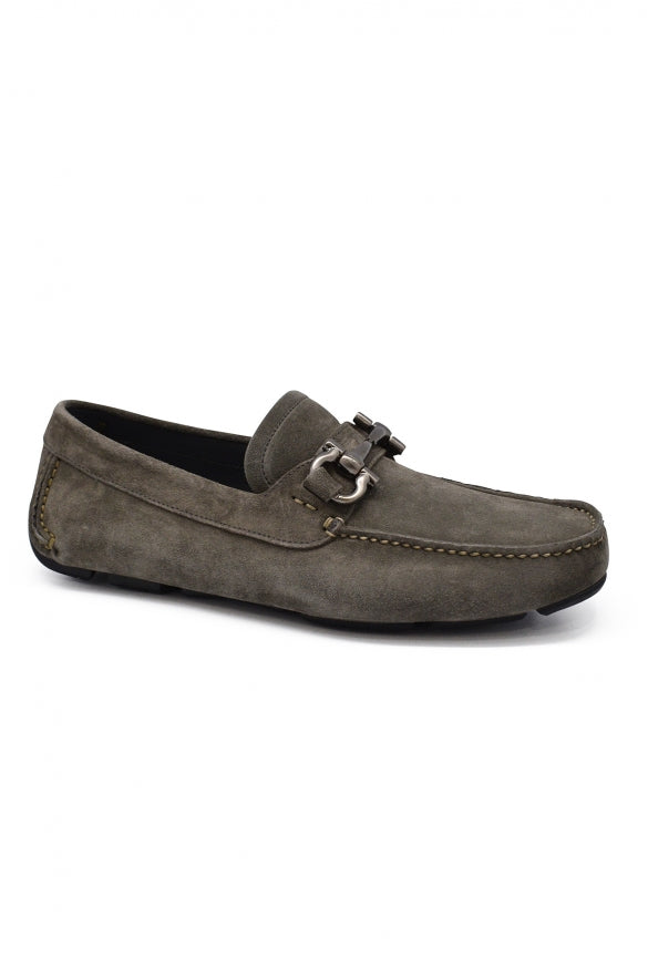 Salvatore Ferragamo Men Driver Gancini Loafers