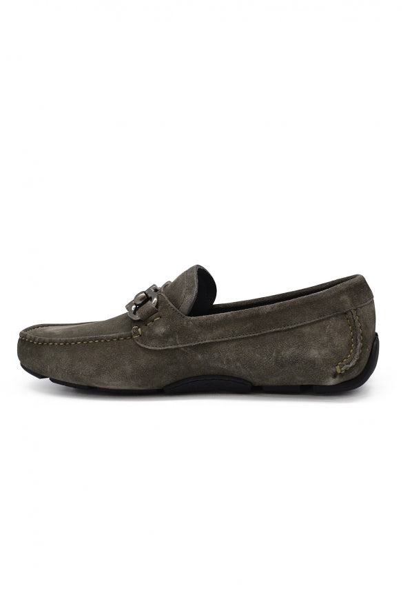 Salvatore Ferragamo Men Driver Gancini Loafers
