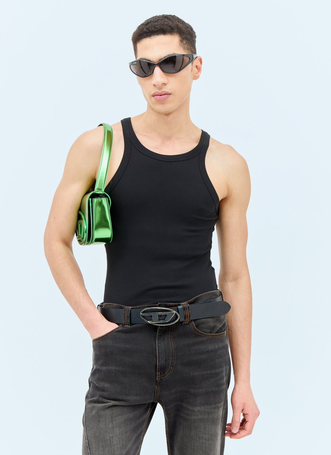 Diesel Men B-1Dr Scratch Belt