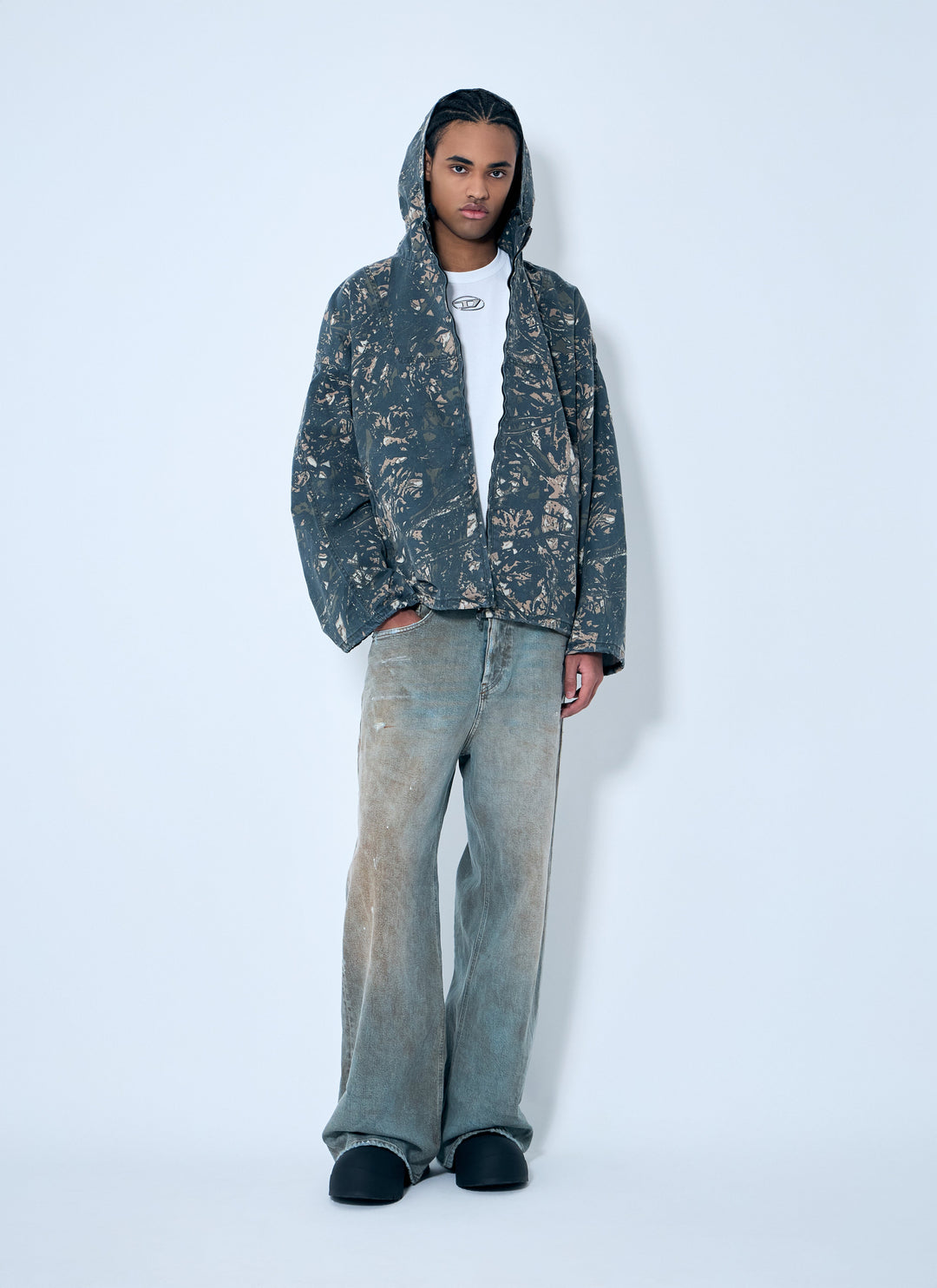 Diesel Men J-Lint Hooded Jacket