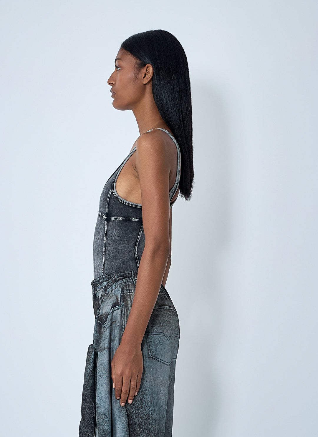 Diesel Women Phoebe-Dnm Bodysuit