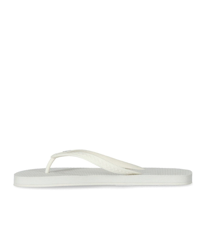 Dsquared2 White Flip Flops With Logo
