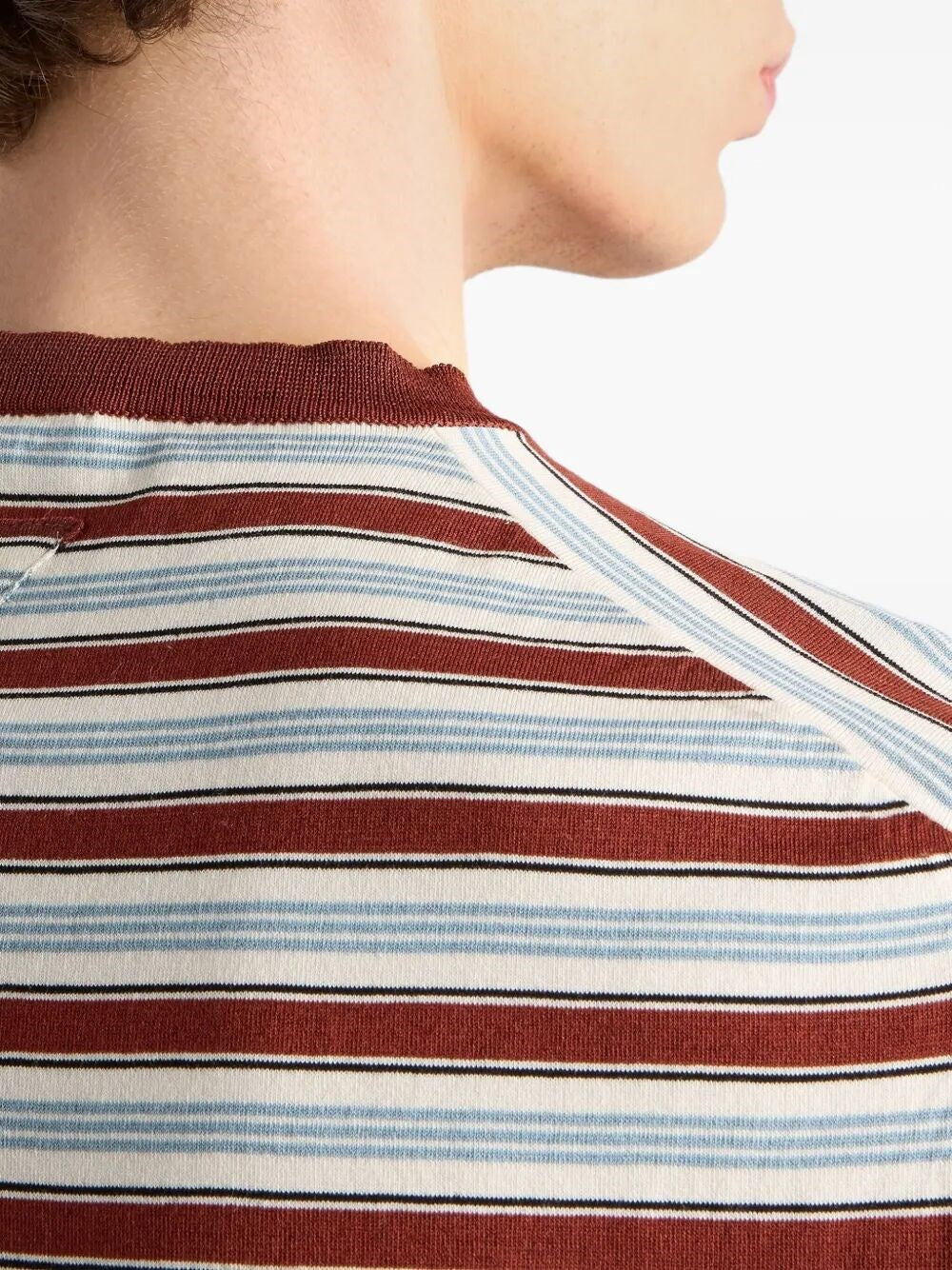 Prada Men Cotton Crew-Neck Sweater