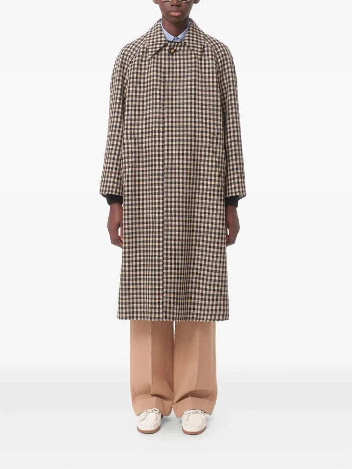 Valentino Garavani Men Check Coat