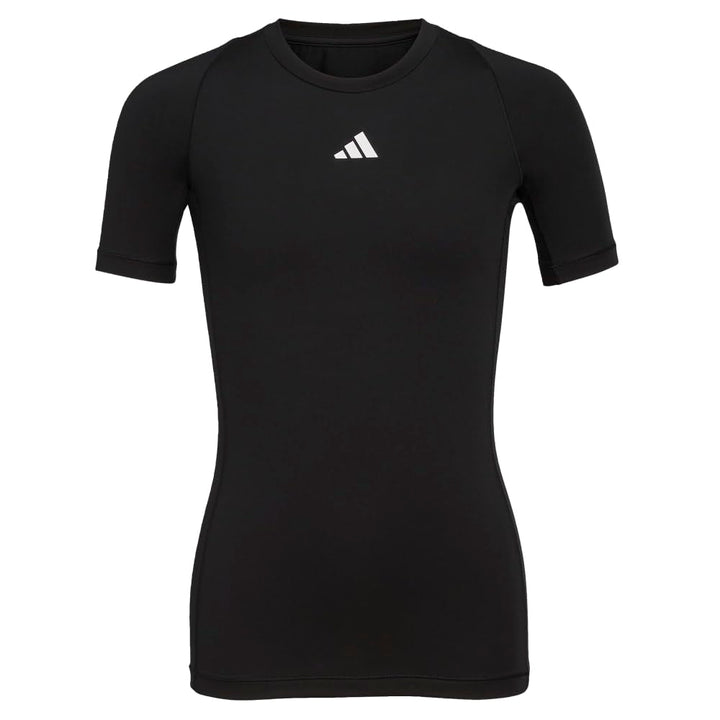 adidas Boys Moisture Wicking Techfit Compression Shirt Short Sleeve