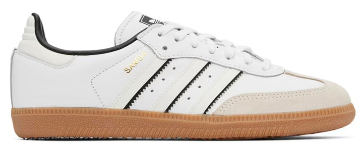 adidas Samba OG Big Kid (Double White Black 4.5)